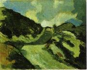 Theo van Doesburg Dune landscape. oil painting artist